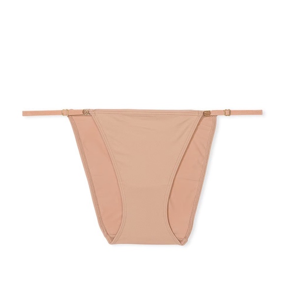 Victoria's Secret Love Cloud Smooth Adjustable String Bikini Panty Praline M NEW - Picture 5 of 7